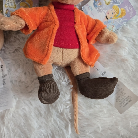 Disney Princess Cinderella 70 Years Gus & Jaq Plush Set of 2 NWT - Picture 9 of 15